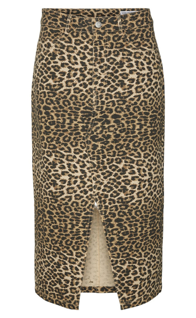 Vero Moda Nederdel - Veri - Leopard