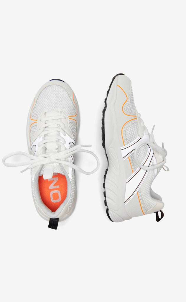 ONLY Soko Sneaker - White/Orange