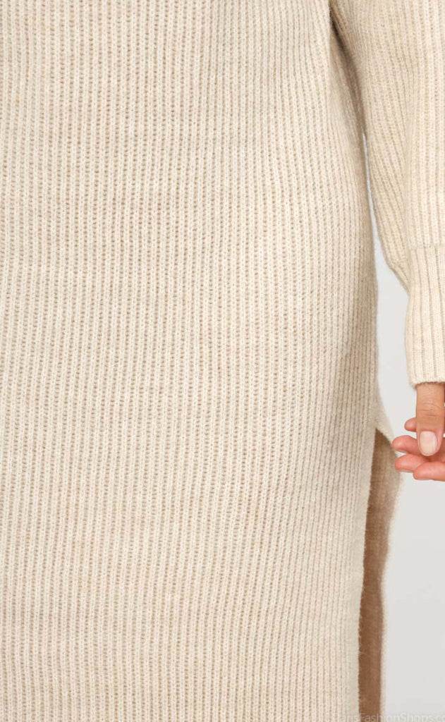 Chosen Kjole - Vivi Knit - Beige