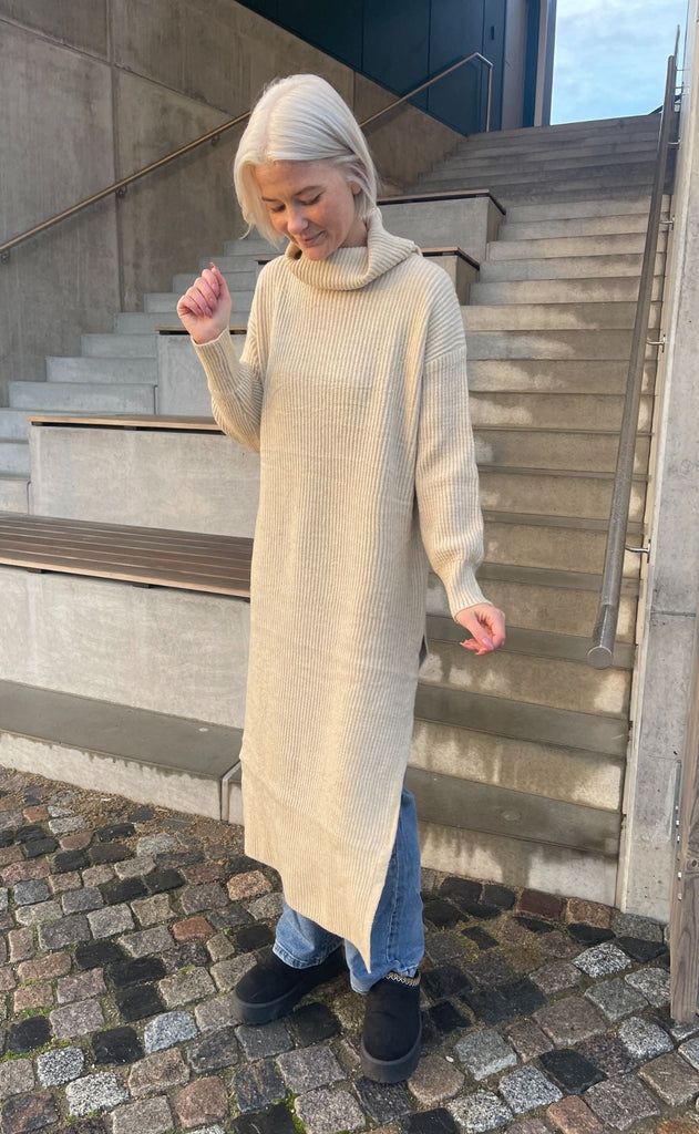 Chosen Kjole - Vivi Knit - Beige