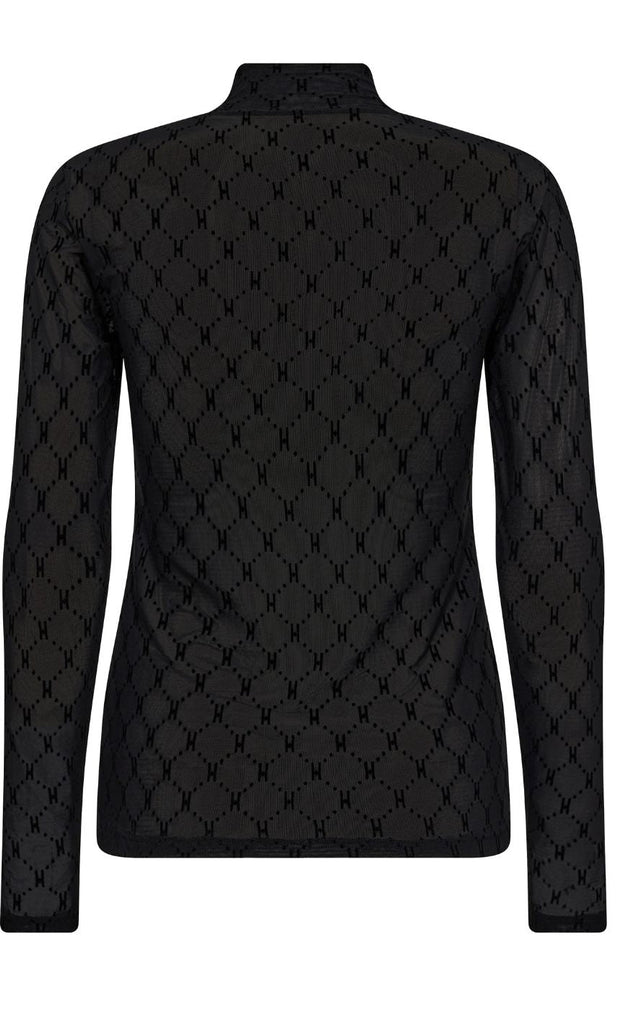 Hype The Detail Bluse - Mesh Turtle Neck - 9