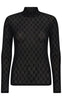 Hype The Detail Bluse - Mesh Turtle Neck - 9