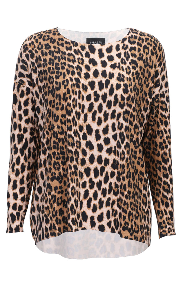 Liberte Bluse - Alma LS - Lux Leo