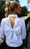 Liberte Bluse - Bobo Ls Bow - White