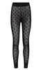 Liberte Legging - Mesh - Black Flock Bow