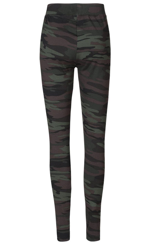 Liberte Leggings - Alma Fleece - Dusty Camo Dark Brown