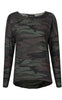 Liberte Top - Alma Fleece - Dusty Camo Dark Brown