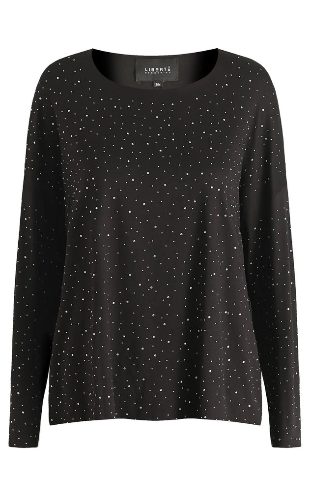 Liberte Top - Alma LS - Black Simili