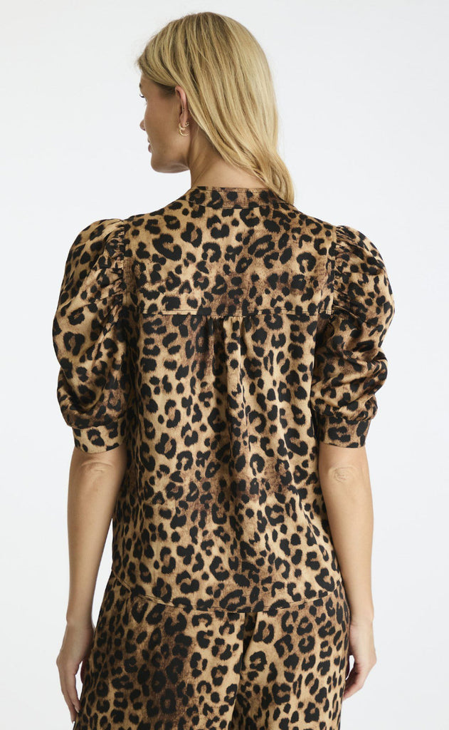 Neo Noir Bluse - Roella - Leopard