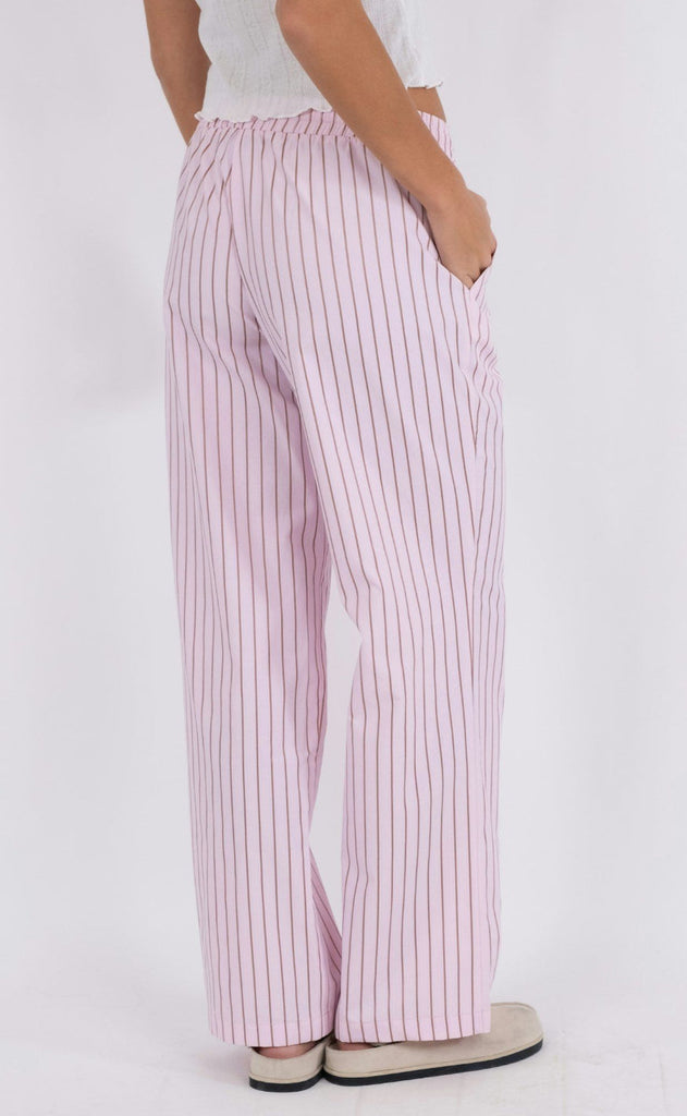 Neo Noir Bukser - Sonar Multi Stripes - Light Pink