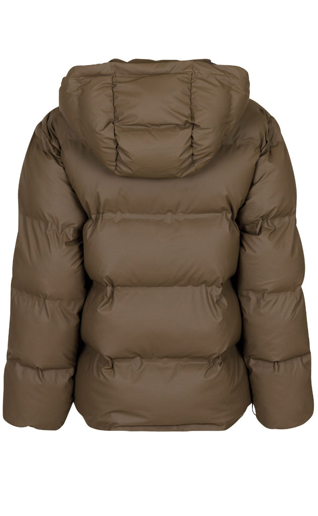 Neo Noir Jakke - Fox Puffer - Dark Taupe