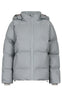 Neo Noir Jakke - Fox Puffer - Light Grey