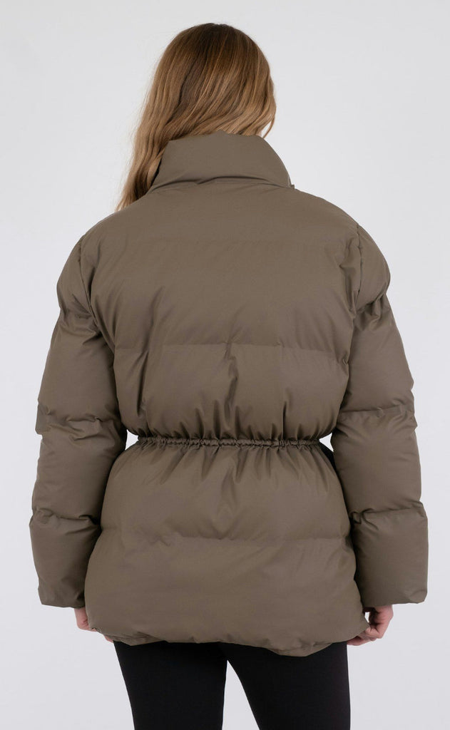 Neo Noir Jakke - Mayra Puffer - Dark Taupe