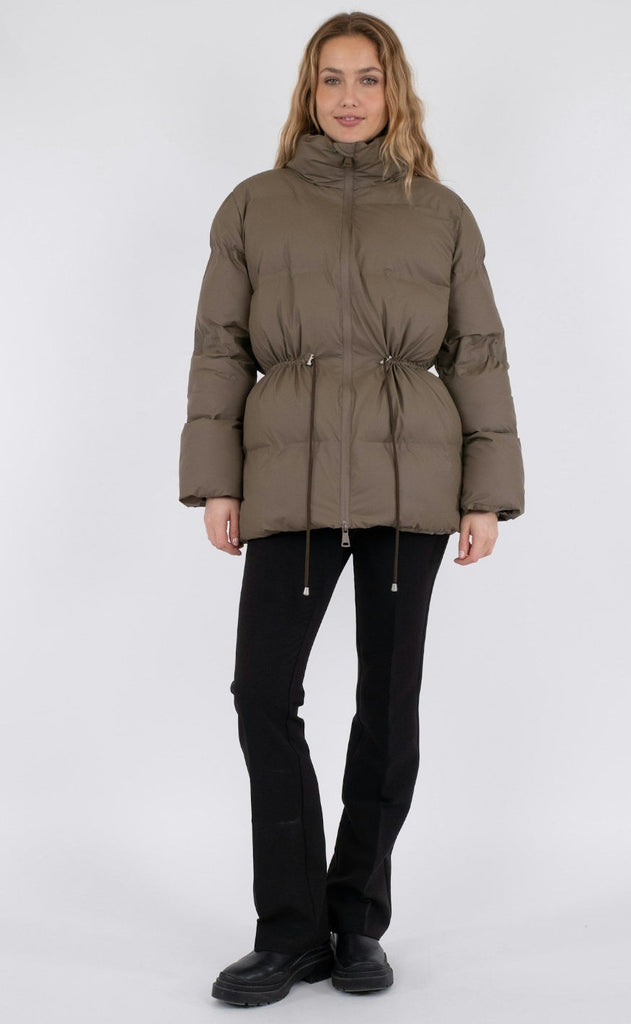 Neo Noir Jakke - Mayra Puffer - Dark Taupe