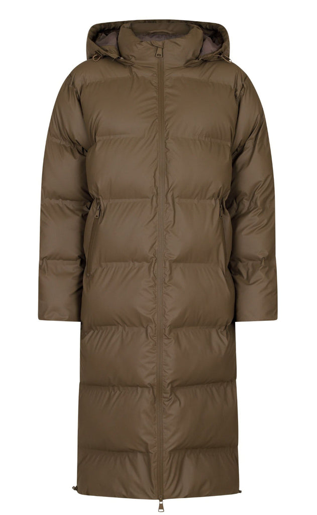 Neo Noir Jakke - Viviana Puffer - Dark Taupe