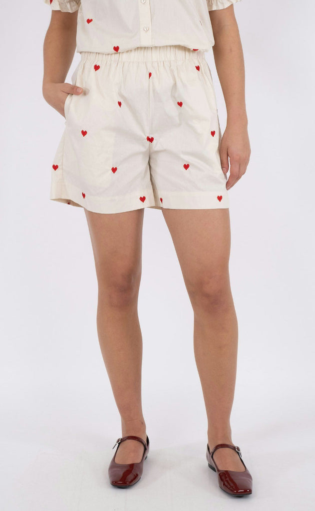 Neo Noir Shorts - Sakuri Hearts - Creme