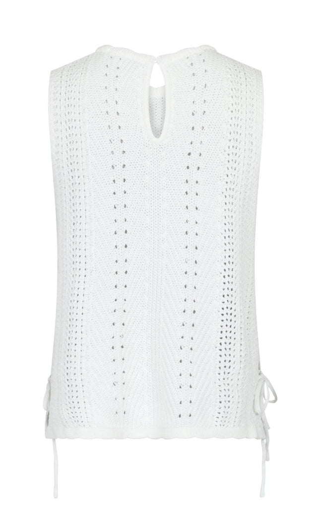 Neo Noir Strik Top - Aritza - White