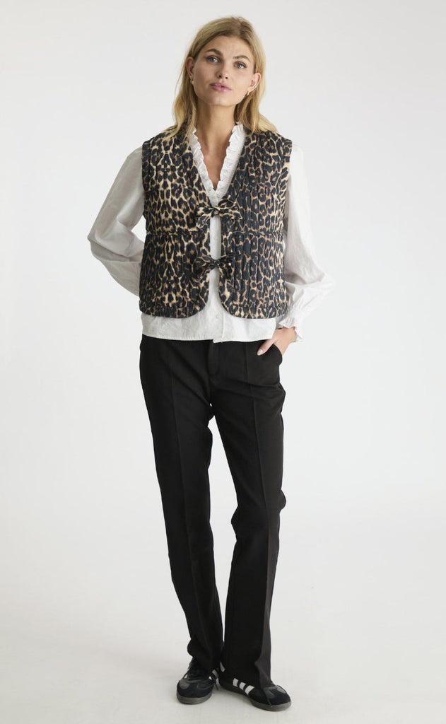 Neo Noir Vest - Crissa - Leopard