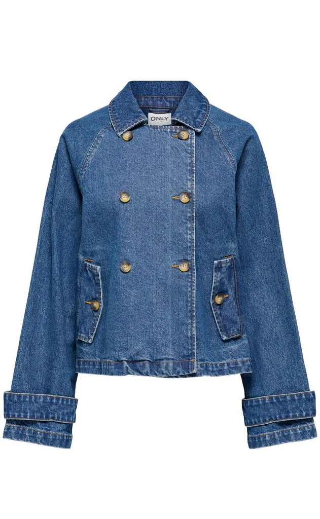 ONLY Jakke - April - Medium Blue Denim