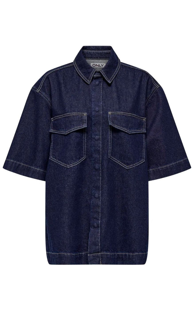 ONLY Skjorte - Sophie - Dark Blue Denim