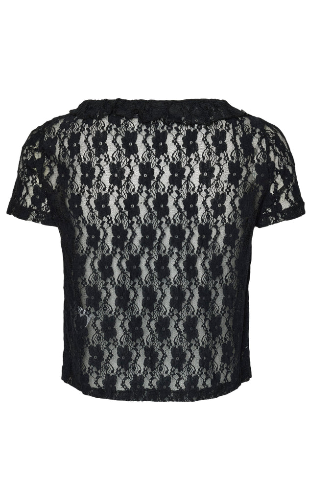 Pieces Top - Willie Lace - Black