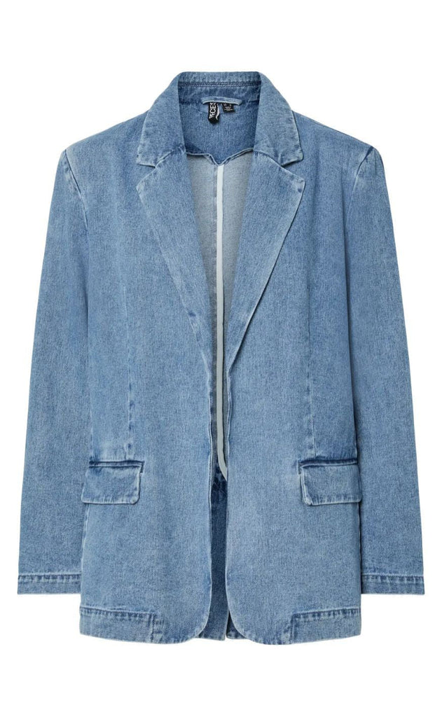 Pieces Blazer - Fulla - Light Blue Denim