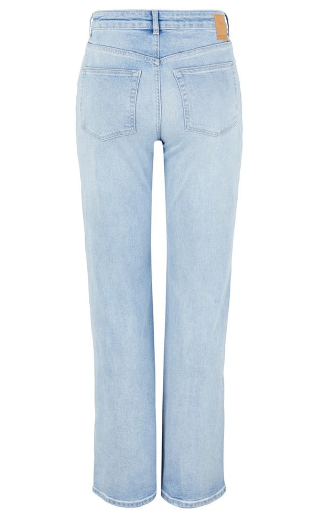 Pieces Bukser - Holly - Light Blue Denim