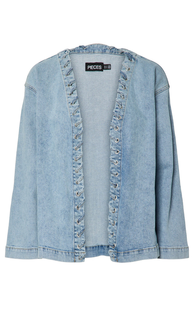 Pieces Jakke - Fenda - Light Blue Denim