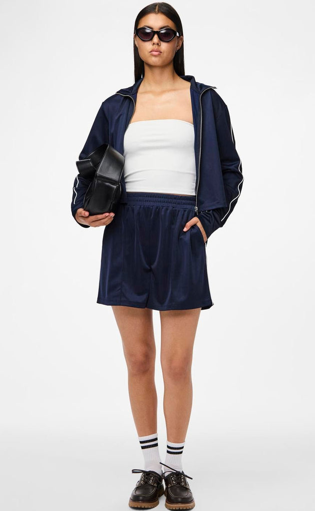 Pieces Shorts - Grace Track - Navy Blazer