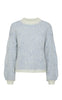 Pieces Sweater - Jenna - Whitecap Gray / Faded Denim