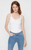 Pieces Top - Plain - White