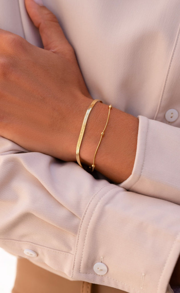 Smykkeli Copenhagen Armbånd - Barcelona - Gold Colour