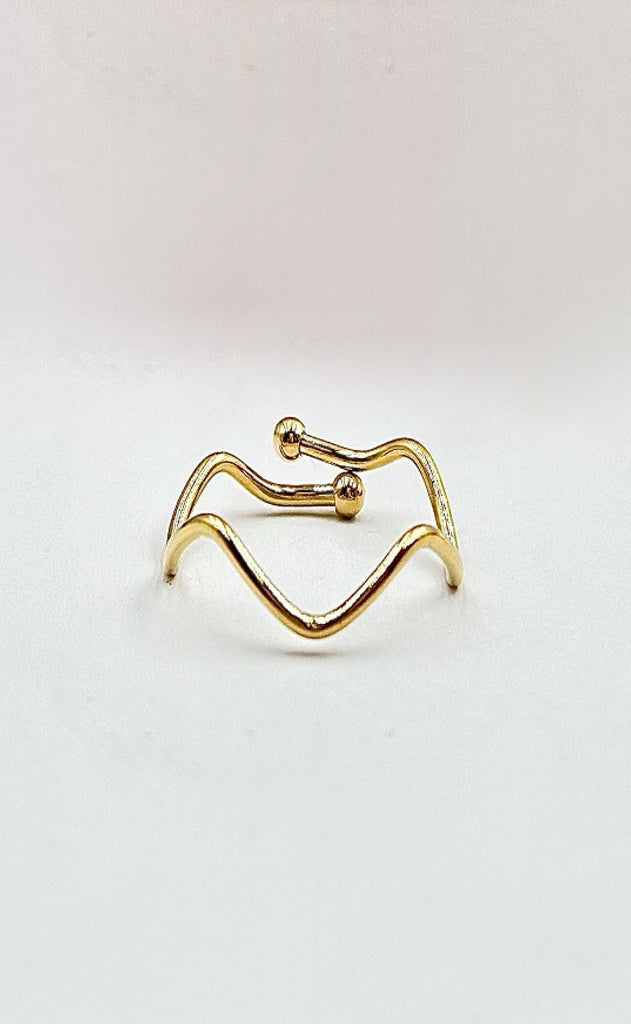 Smykkeli Copenhagen Ring - Stockholm - Gold Colour