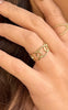 Smykkeli Copenhagen Ring - Svaneke - Gold Colour