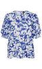 Vero Moda Top - Frej - Dazzling Blue/White Flow