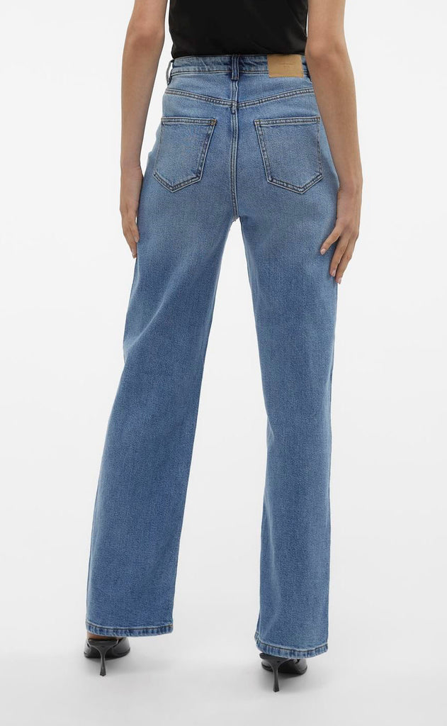 Vero Moda Bukser - Tessa - Medium Blue Denim