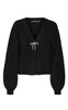 Vero Moda Cardigan - Caia - Black W. Silver Bow