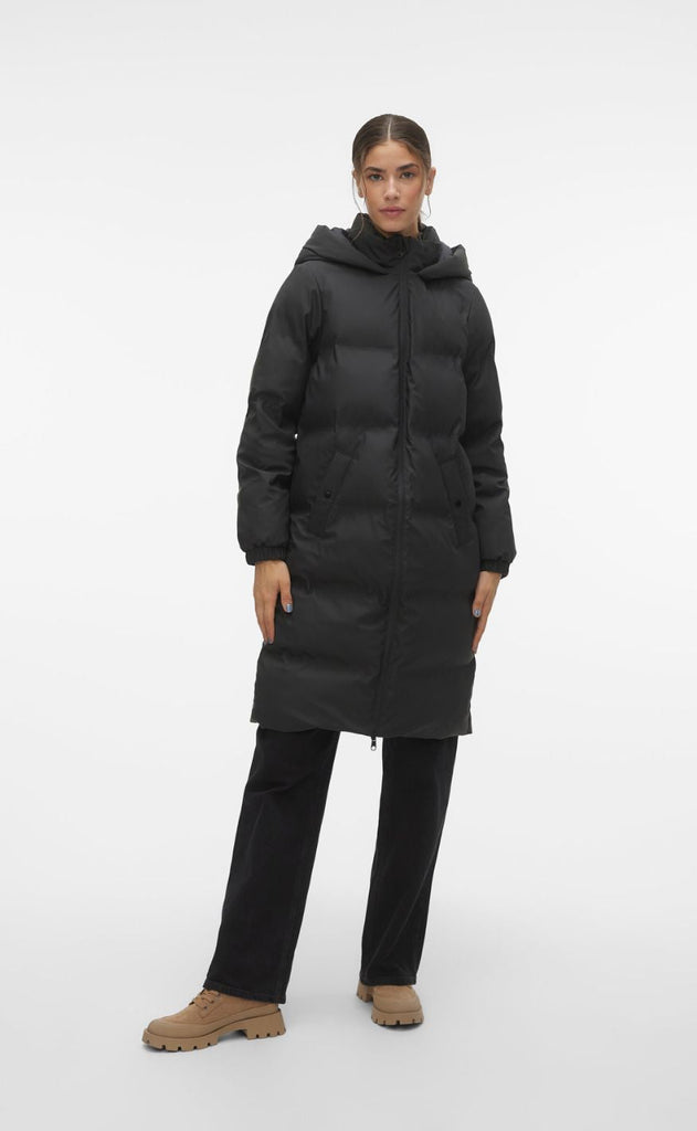 Vero Moda Frakke - Noe Long Coated - Black