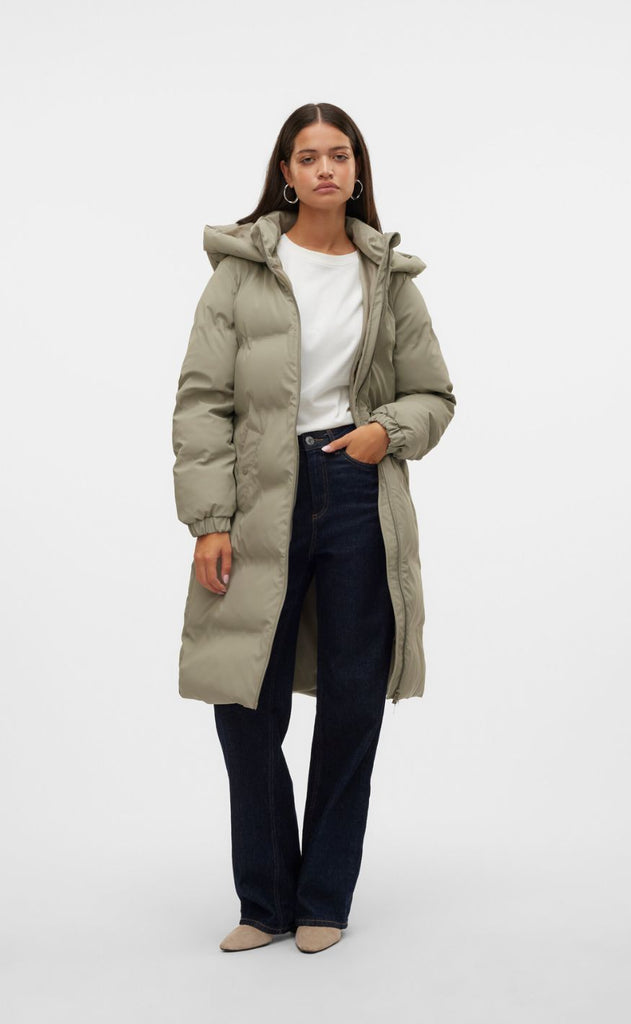 Vero Moda Frakke - Noe Long Coated - Laurel Oak