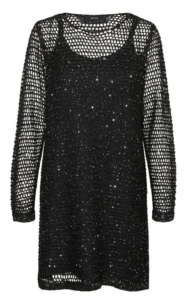 Vero Moda Kjole - Leilani - Black W. Silver