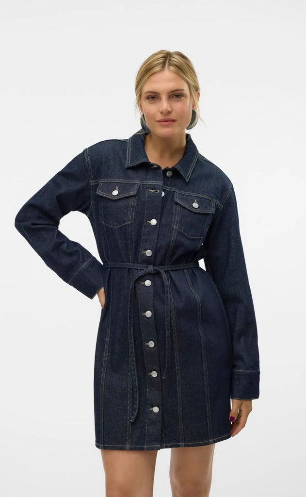 Vero Moda Kjole - Oda - Dark Blue Denim