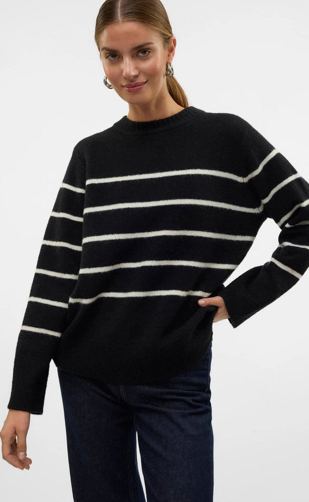 Vero Moda Pullover - Flawles - Black w. Birch