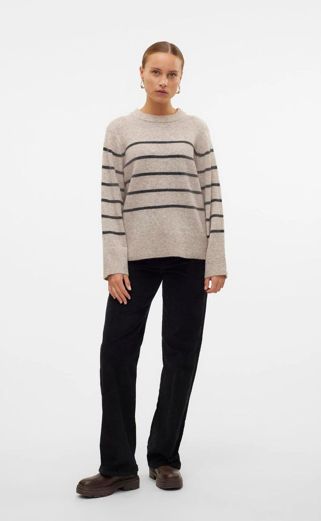 Vero Moda Pullover - Flawles - Silver Mink w. Birch