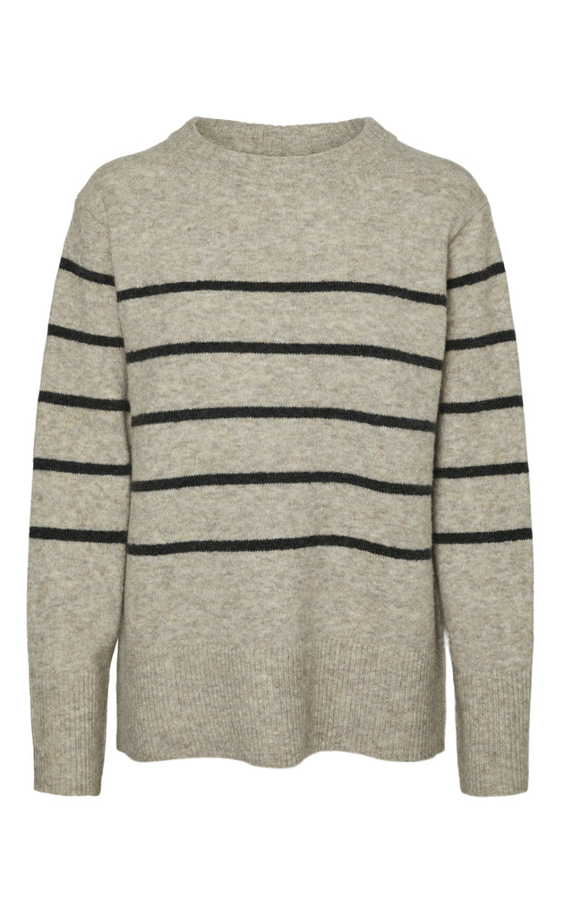 Vero Moda Pullover - Flawles - Silver Mink w. Birch