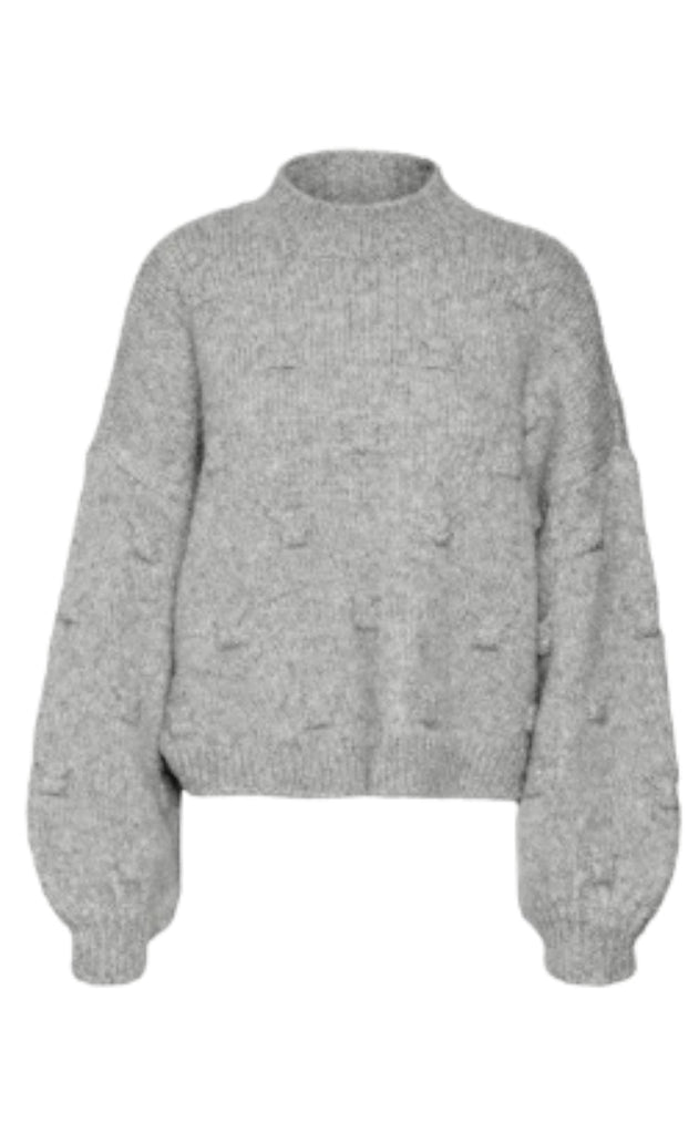 Vero Moda Pullover - Gail - Light Grey Melange