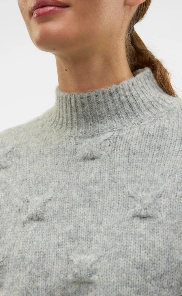 Vero Moda Pullover - Gail - Light Grey Melange