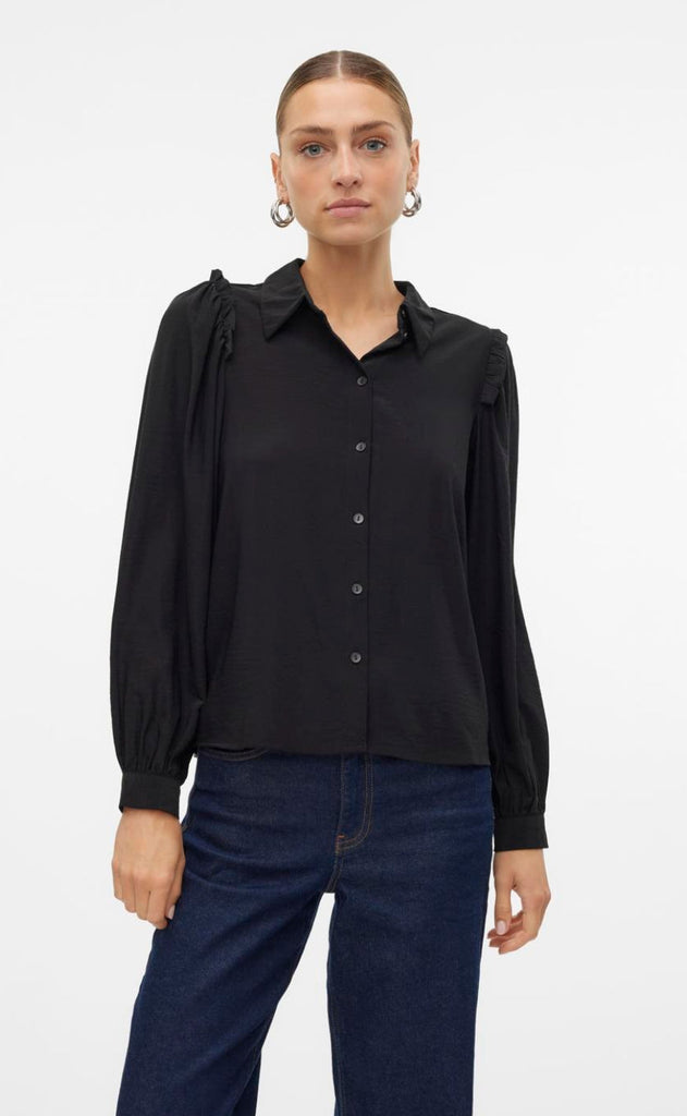 Vero Moda Skjorte - Ani Frill - Black