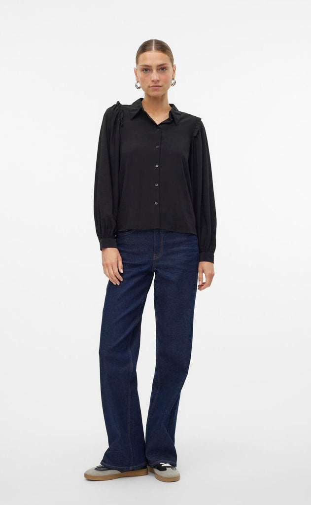 Vero Moda Skjorte - Ani Frill - Black