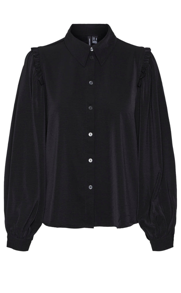 Vero Moda Skjorte - Ani Frill - Black