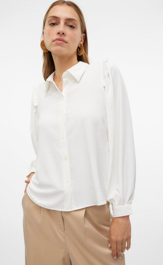 Vero Moda Skjorte - Ani Frill - Snow White